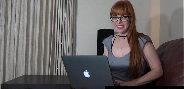  Footjob JOI With Redhead Penny Pax Showing Off Her Feet!